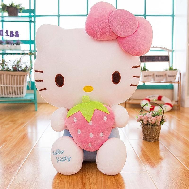 Doll plush toy cute cat ice cream cat doll