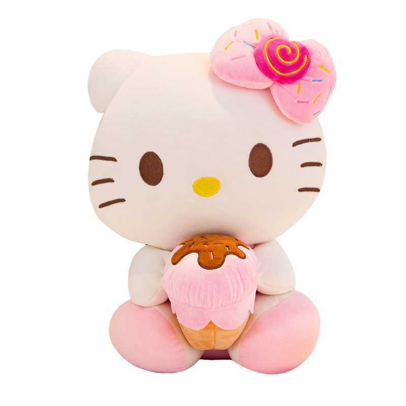 Doll plush toy cute cat ice cream cat doll